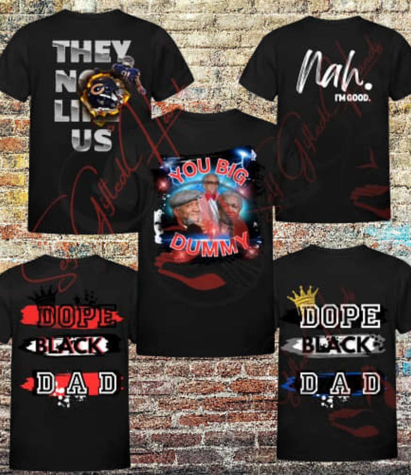 Adult Custom Design T-Shirt S-XL